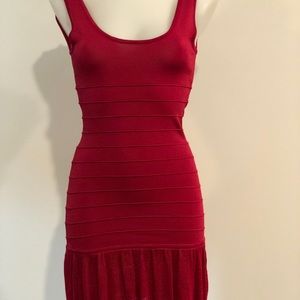 Deep Rose Knit Dress